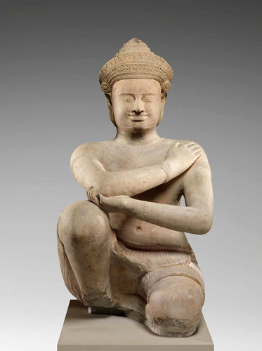 Prasat Chen Statues of Kneeling Attendants