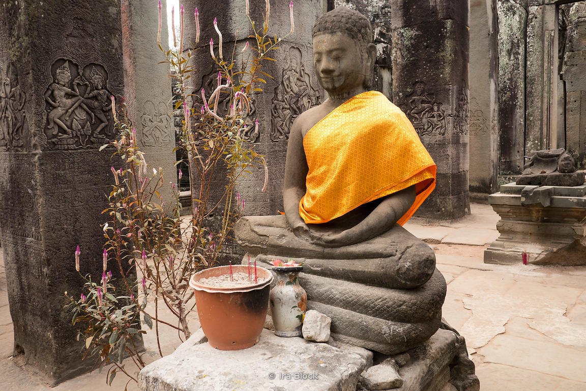 Angkor Stone Buddha Statue