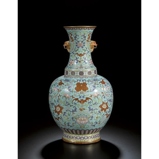 Yuanmingyuan Porcelain Qing Dynasty Vase