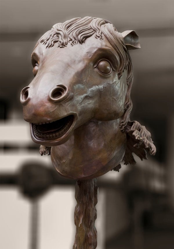 Yuanmingyuan Bronze Horse Head