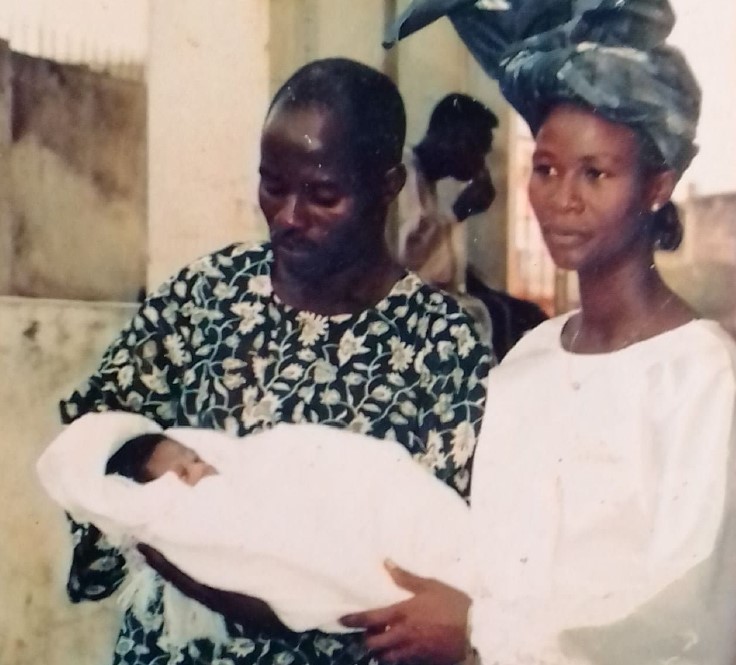 James Adedokun with family