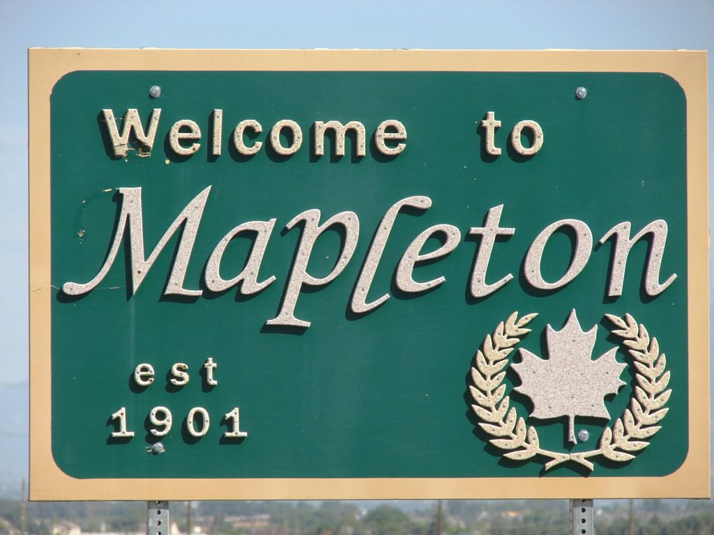 welcome to mapleton
