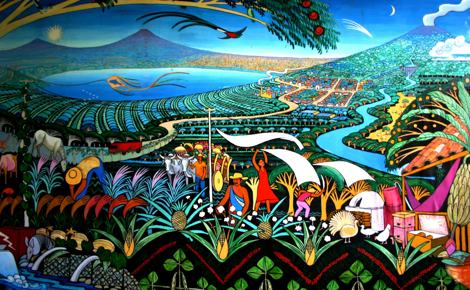 Mural in Nicaragua