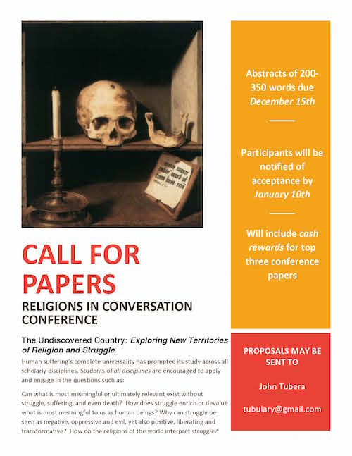 call for papers flier