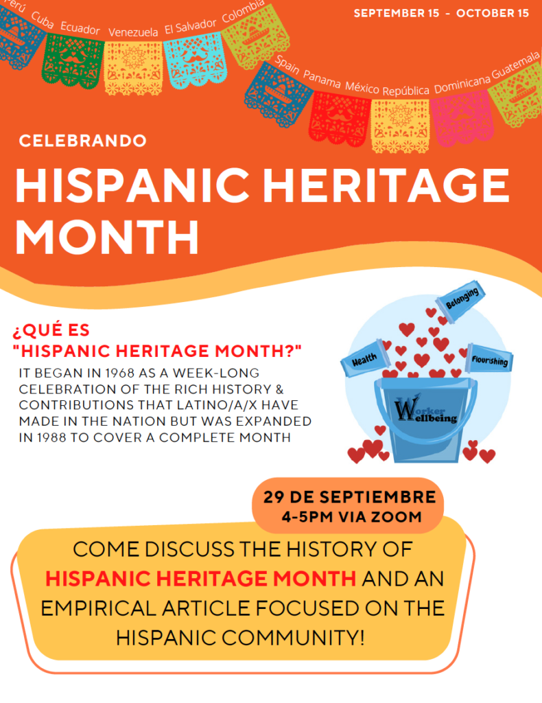 hispanic heritage month flyer